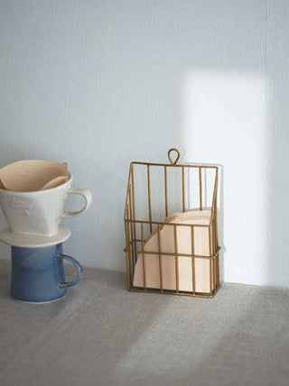 Brass Coffee Filter Folder - Grand-Mère