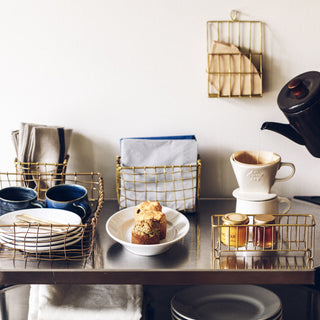 Brass Coffee Filter Folder - Grand-Mère