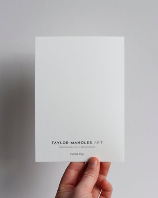 Forest Fog Greeting Card - Grand-Mère