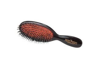 Pocket Bristle & Nylon Hairbrush - Iris & Stout