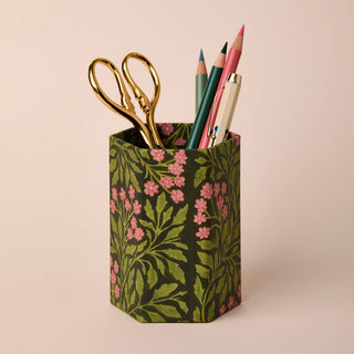 Green Flora Pen Pot