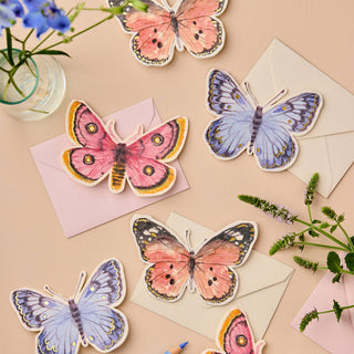 Pink Moth Mini Card