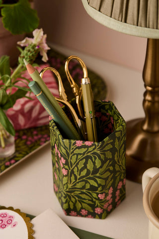 Green Flora Pen Pot