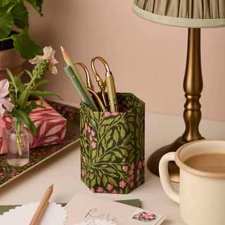 Green Flora Pen Pot