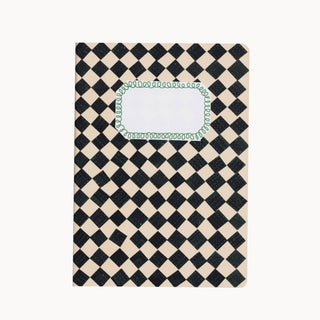 A5 Black and White Chequered Sketch/Notebook - Iris & Stout