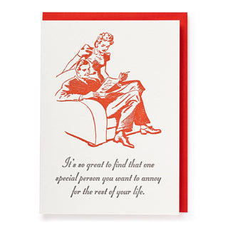 Annoy for Rest of Life Greeting Card - Iris & Stout