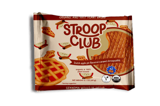 Apple Pie Caramel Organic and Plant Based Stroopwafel - Iris & Stout