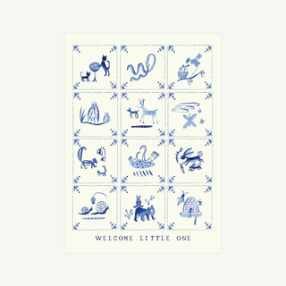 Baby Delft Tiles - Iris & Stout