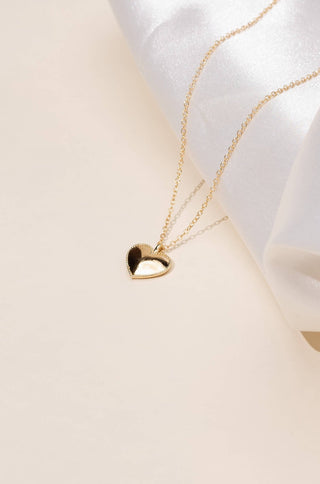Beaded Heart Necklace - Iris & Stout