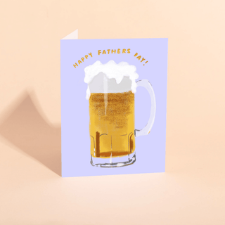 Beer Mug Father's Day Card - Iris & Stout
