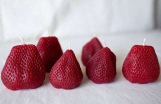 Beeswax Large Strawberries - Iris & Stout