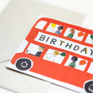Birthday Bus Card - Iris & Stout
