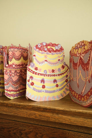 Birthday Cake Concertina Garland - Iris & Stout