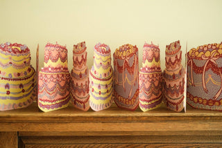 Birthday Cake Concertina Garland - Iris & Stout