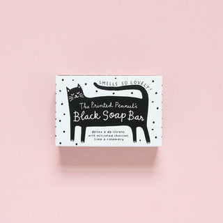 Black Cat Charcoal Natural Handmade Soap Bar - Iris & Stout