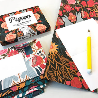 Bright & Beautiful Pigeon Letter Pack - Iris & Stout