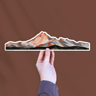 Broken Top Ii - Bottle Wrap Vinyl Sticker - Iris & Stout