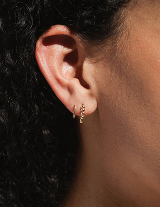 Bubble Nautilus Hoops - Iris & Stout