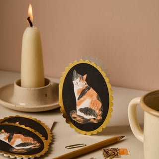 Calico Cat Mini Card - Iris & Stout
