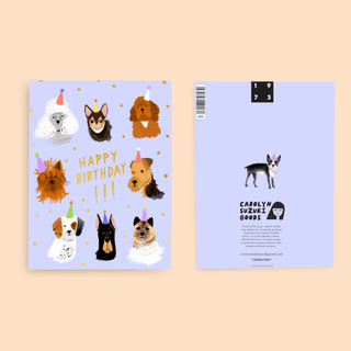 Canine Crew Birthday Card - Iris & Stout