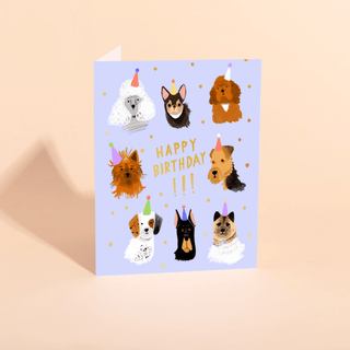 Canine Crew Birthday Card - Iris & Stout