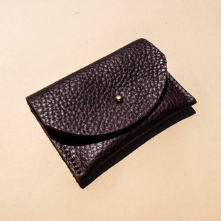 Cardholder - Plum Leather - Iris & Stout
