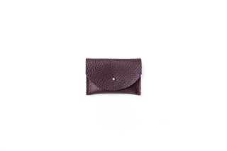 Cardholder - Plum Leather - Iris & Stout