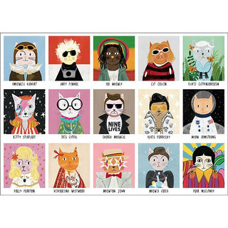 Cat Icons Puzzle - Iris & Stout