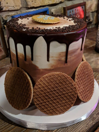 Chocolate Caramel Organic & Plant - based Stroopwafel - Iris & Stout