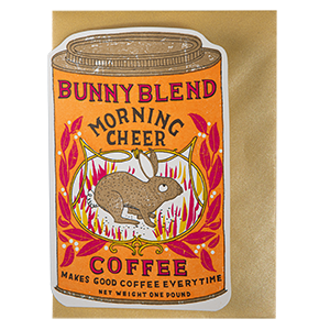 Coffee Tin Greeting Card - Iris & Stout