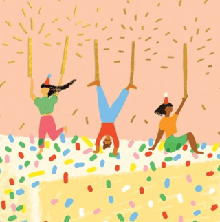 Confetti Cake Birthday Card - Iris & Stout