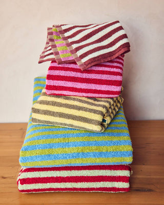 Cricket Stripe Hand Towel - Iris & Stout