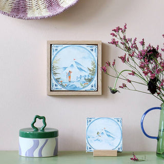 Destination in sight | StoryTiles art on tile - Iris & Stout