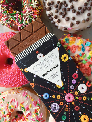 Donuts & Coffee Chocolate Bar - Iris & Stout