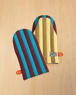 Dragonfly Stripe Oven Mitt - Iris & Stout