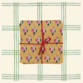 Epilobe Moutarde Napkins - Iris & Stout