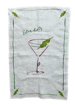 Extra Dirty - Martini Teatowel - Iris & Stout