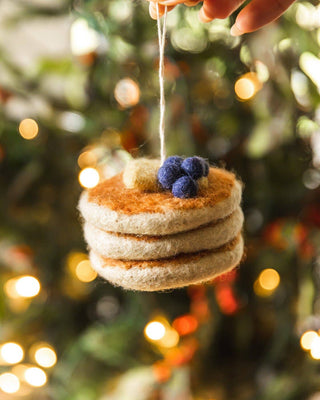 Felted Breakfast Ornament - Iris & Stout