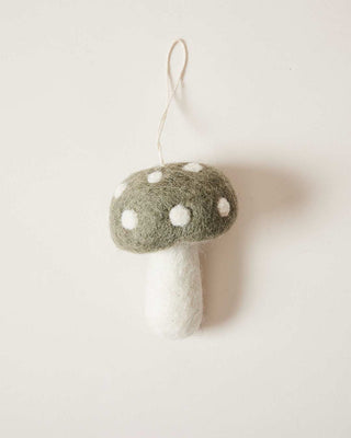 Felted Mushroom Ornament - Iris & Stout