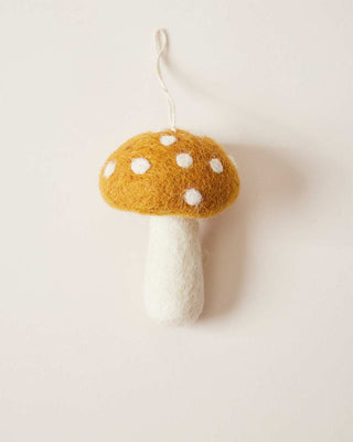 Felted Mushroom Ornament - Iris & Stout