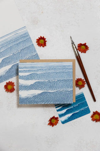 Fine Lines - Blank Greeting Card - Iris & Stout