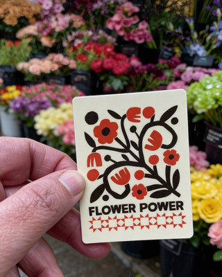 Flower Power Sticker - Iris & Stout
