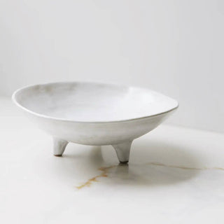 Footed Ceramic Display Bowl - Iris & Stout