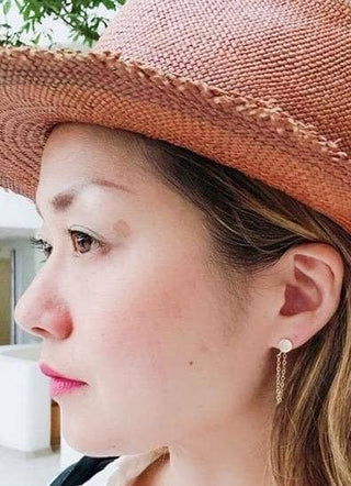 Gem Chain Earrings - Iris & Stout