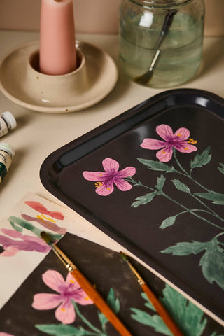 Geranium Small Tray - Iris & Stout