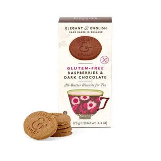 Gluten - Free Raspberry & Dark Chocolate Cookies - Iris & Stout