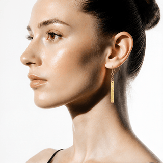 Gold - filled Bar Dangle Earrings - Iris & Stout