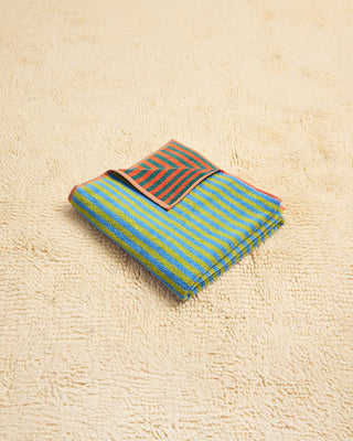 Grasshopper Stripe Bath Towel - Iris & Stout