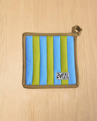 Grasshopper Stripe Pot Holder - Iris & Stout