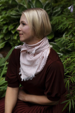 Hali Linen Scarf - Iris & Stout